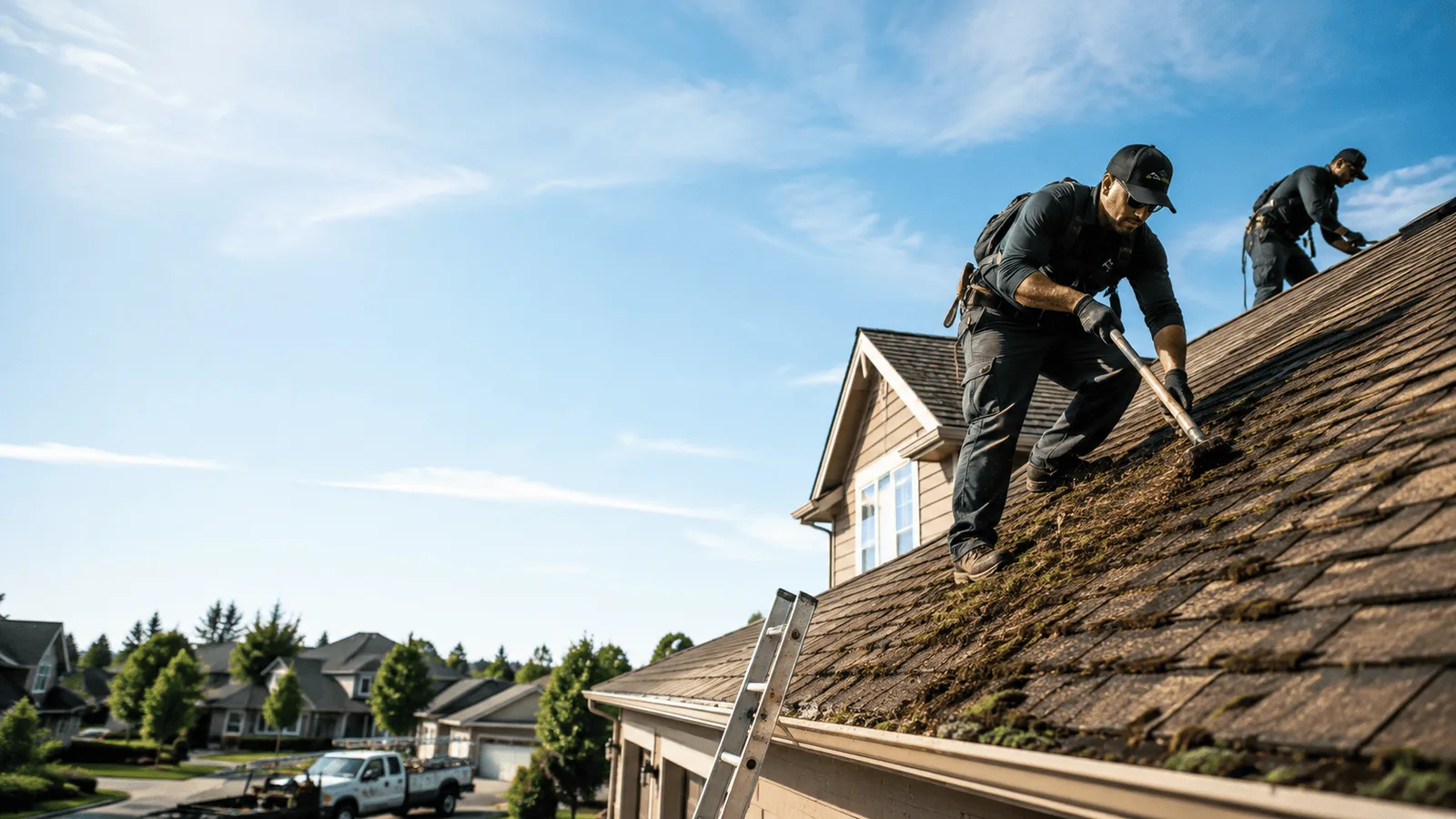 Roof Moss Removal in Sayner, WI near me